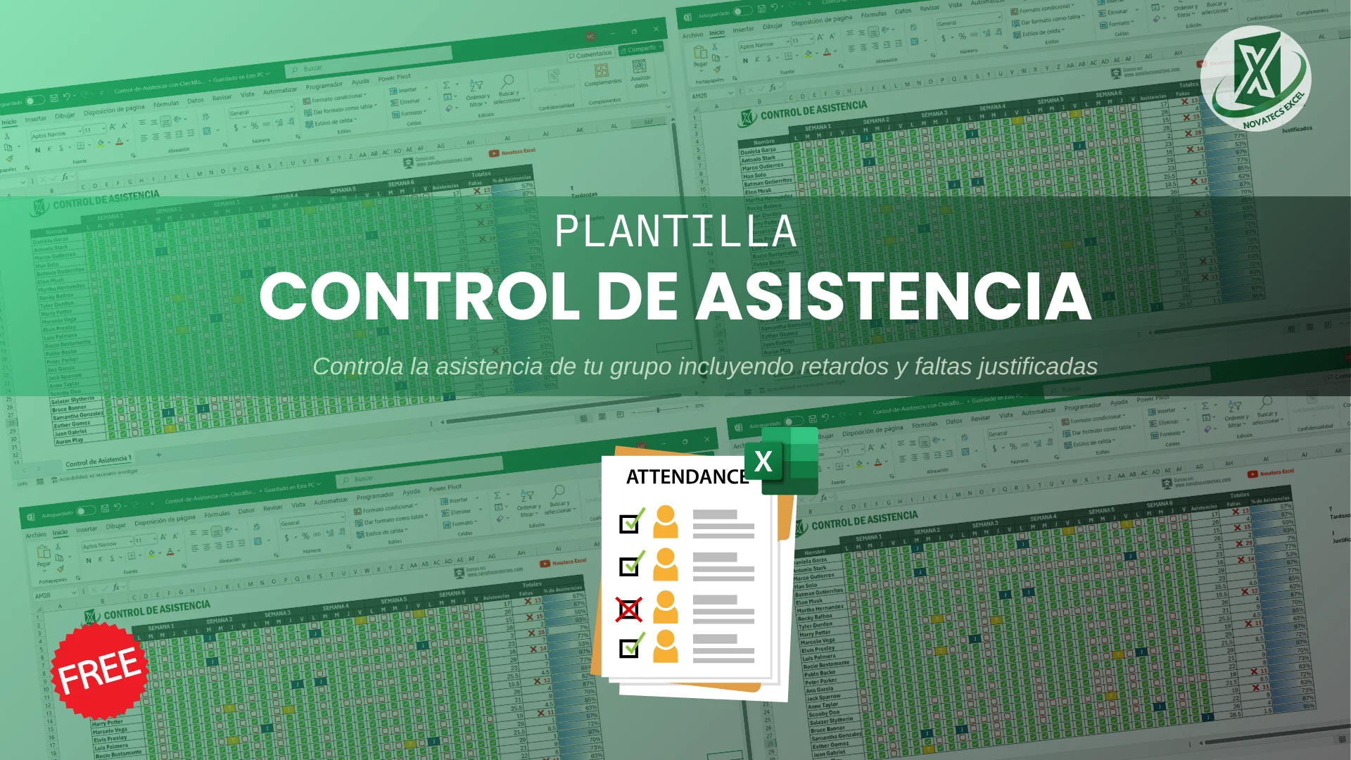 Control de Asistencia con Retardos y Justificados